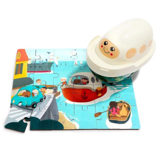 Puzzle din lemn - Vaporas, Topbright, 130912, 6971325131356 - imagine 3