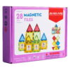 Set de constructie magnetic 3D - 28 piese, MAGPLAYER, MPL2-28, 6940482201615