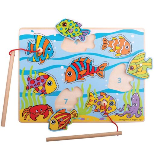 Puzzle magnetic - pestisorii nazdravani, BIGJIGS Toys, BJ506, 691621195062 - imagine 3