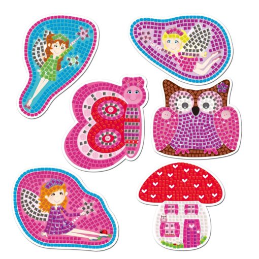 Set creativ - Mozaic Fairy Friends, Galt, 1003916, 5011979553300 - imagine 2