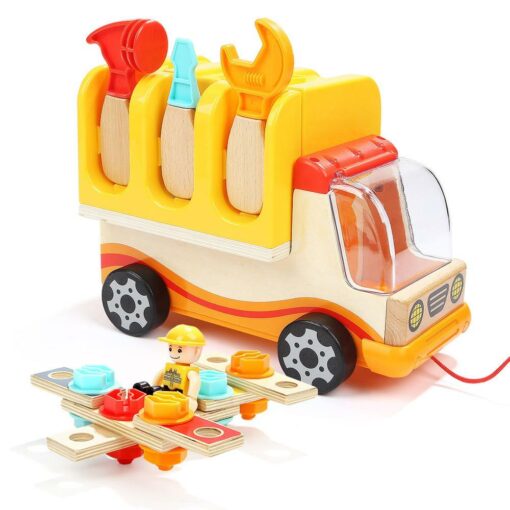 Jucarie 2 in 1 - Camion si banc de lucru, Topbright, 120312, 6971325133367 - imagine 2