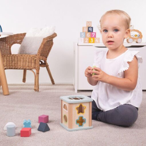Joc sortare - Cubul magic, BIGJIGS Toys, 33010, 691621810002 - imagine 5
