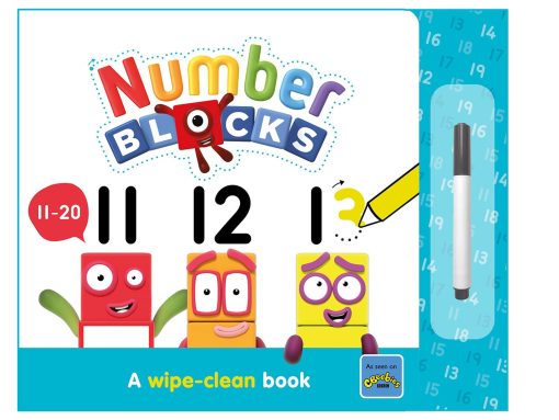 Carticica Scriu si sterg -  Numberblocks 11-20, Numberblocks, 9781802630244