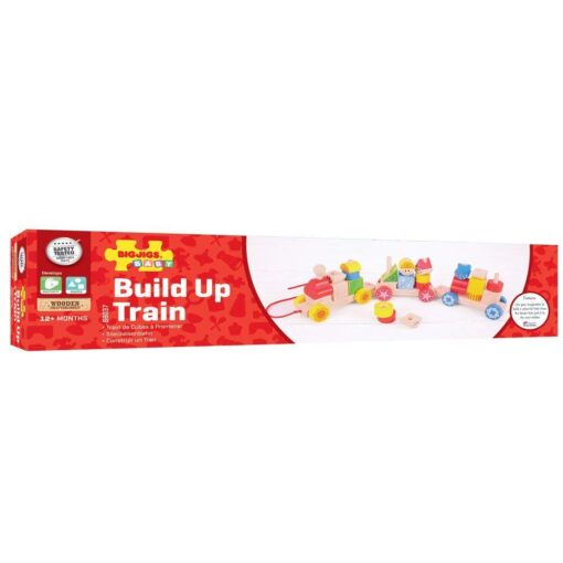 Trenuletul colorat cu forme, BIGJIGS Toys, BB037, 691621210376 - imagine 5