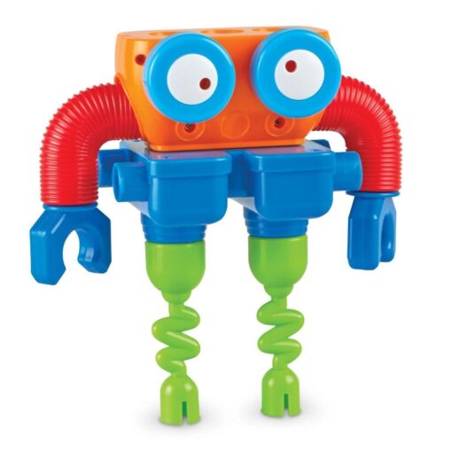 Hai sa construim - 1, 2, 3  Robotel colorat, Learning Resources, LER2869, 765023028690 - imagine 4