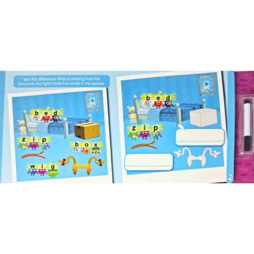 Carticica Scriu si Sterg  Alphablocks - Cuvinte magice, Alphablocks, 9781802630268 - imagine 3