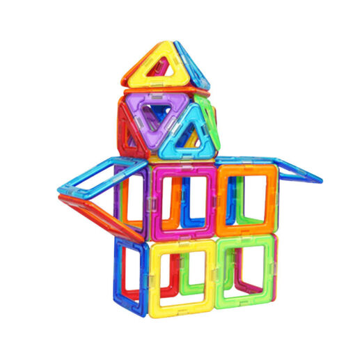 Joc de constructie magnetic - 46 piese, MAGPLAYER, MPB-46, 6940482200427 - imagine 3