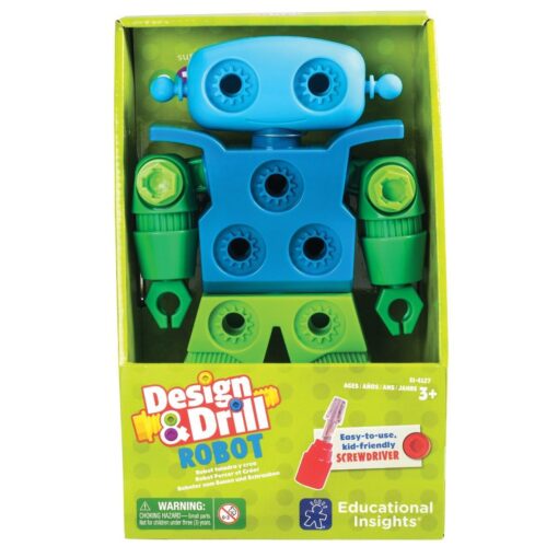 Bormasina Magica - Robotel verde, Educational Insights, EI-4127, 086002041272 - imagine 5