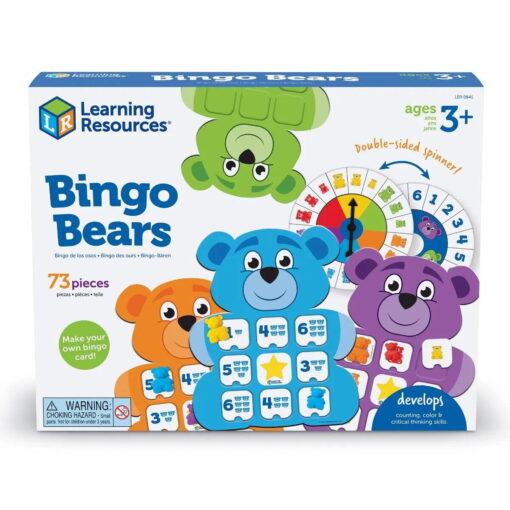 Primul meu joc de Bingo - Ursuletii veseli, Learning Resources, LER0841, 765023808414