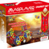 Set de constructie magnetic - 66 piese, MAGPLAYER, MPA-66, 6940482200335
