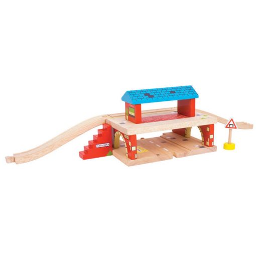 Statie supraterana, BIGJIGS Toys, BJT237, 691621092378 - imagine 2