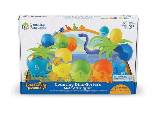 Set pentru sortat si numarat - Dinozauri colorati, Learning Resources, LER1768, 765023017687