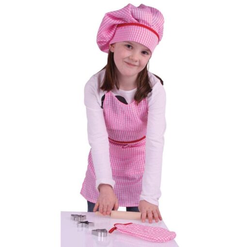 Set sortulet si accesorii roz, BIGJIGS Toys, BJ609, 691621246092 - imagine 2