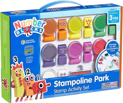 Set activitati cu stampile - Numberblocks, Hand2Mind, HM94563-UK, 5055506409722