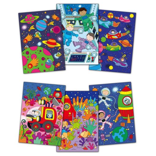 Water magic: Carte de colorat Spatiu, Galt, 1005293, 5011979592033 - imagine 3