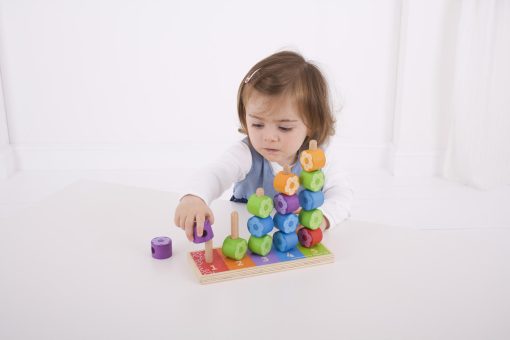 Numaratoarea florilor, BIGJIGS Toys, BB090, 691621530900 - imagine 8