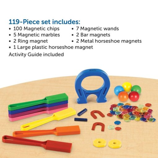 Kitul clasei cu jucarii magnetice, Learning Resources, LER2064, 765023020649 - imagine 3