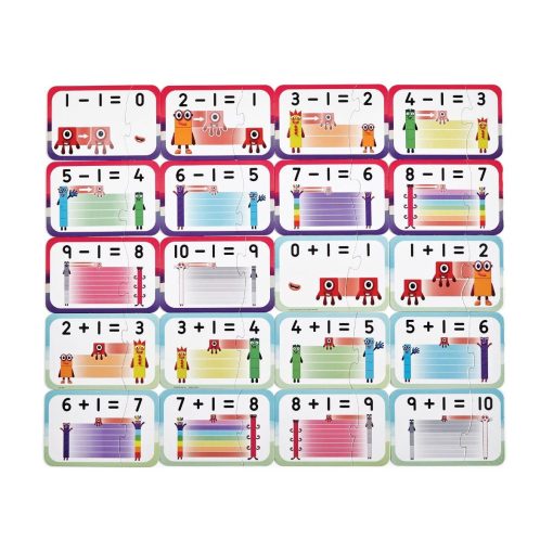 Puzzle - Adunari si scaderi 1-10 - Numberblocks, Hand2Mind, HM95402-UK, 5055506410421 - imagine 4