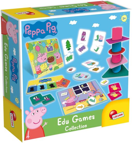 Prima mea colectie de jocuri - Peppa Pig, LISCIANI, L86429, 8008324086429