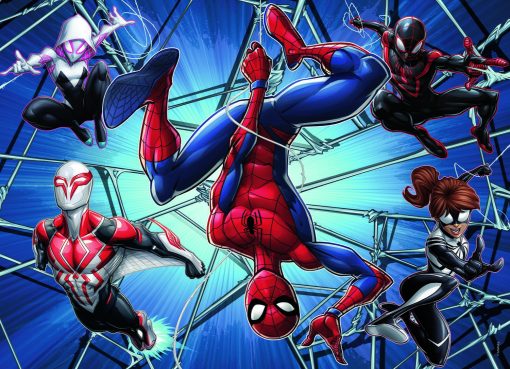 Puzzle de colorat - Spiderman (60 de piese), LISCIANI, L99634, 8008324099634 - imagine 2