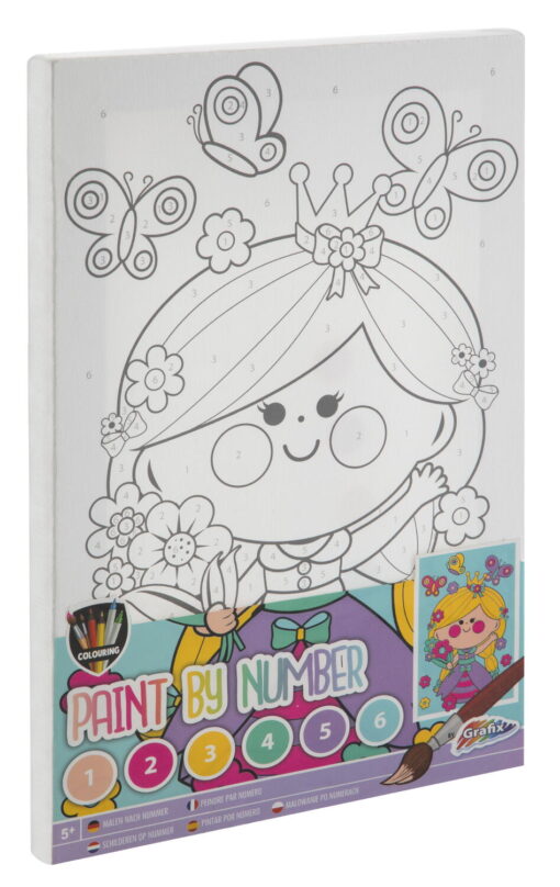 Tablou pictez pe numere - Printesa, Grafix, 150007-2, 8715427063591