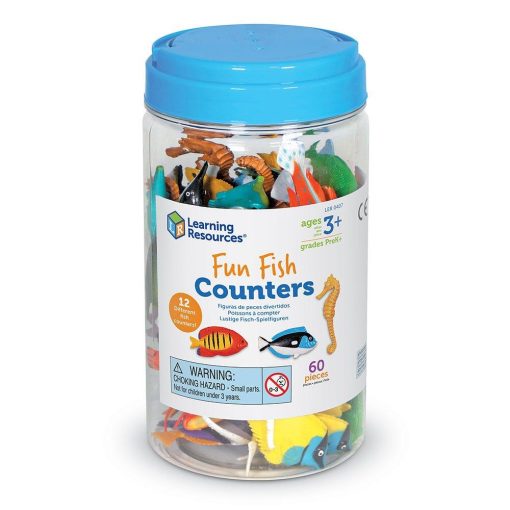 Set pentru sortat - Pestisorii jucausi (60 piese), Learning Resources, LER0407, 765023016437 - imagine 5
