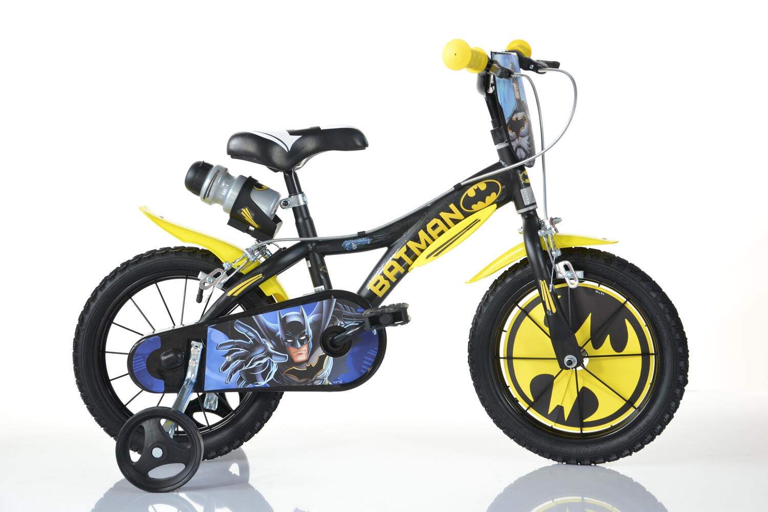 Bicicleta copii 14" Batman, DINO BIKES, 614-BT, 8006817907718