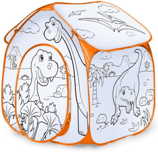 Cort de joaca si de colorat - Dinozaur, TOBAR, T38397, 5038728149584 - imagine 2