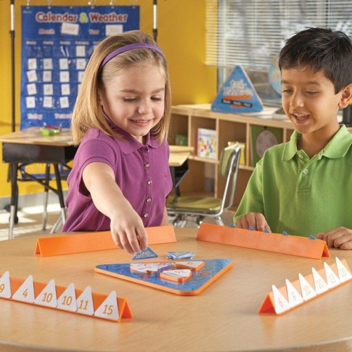 Joc de matematica tri-FACTa - Adunari si scaderi, Learning Resources, LER3038, 765023030389 - imagine 6
