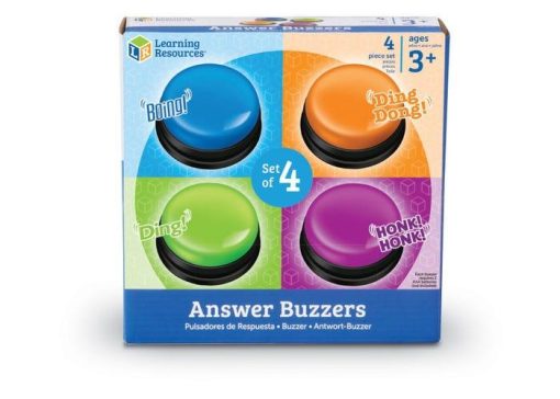 Buzzers (cu sunete pentru raspuns) - set 4 buc, Learning Resources, LER3774, 765023037746 - imagine 2