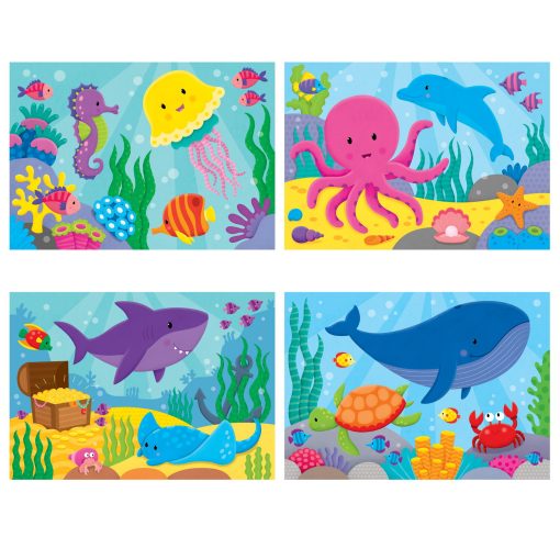 Set 4 puzzle-uri  - Oceanul vesel (2,3,4,5 piese), Galt, 1005452, 5011979623454 - imagine 3
