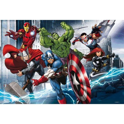 Puzzle de colorat - Avengers (60 de piese), LISCIANI, L99696, 8008324099696 - imagine 2
