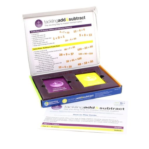 Joc de carti - Exersam adunarea si scaderea, Learning Resources, LSP1214-UK, 5055506408626 - imagine 2