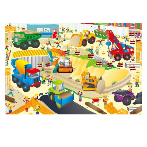 Puzzle Podea: Santierul (30 piese), Galt, A1013K, 5011979520838 - imagine 2