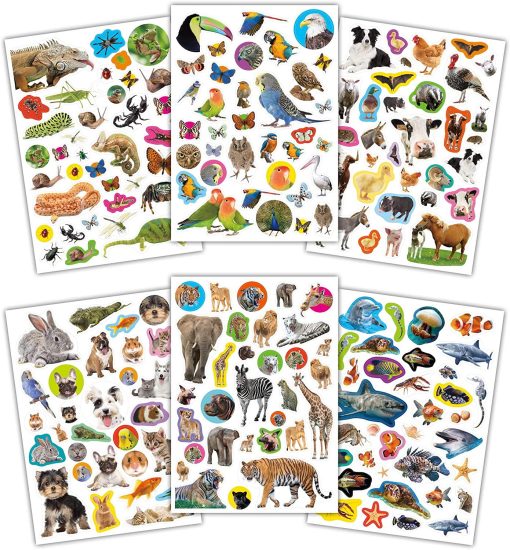 Carte cu abtibilduri - Animalute, Galt, 1005032, 5011979582461 - imagine 2