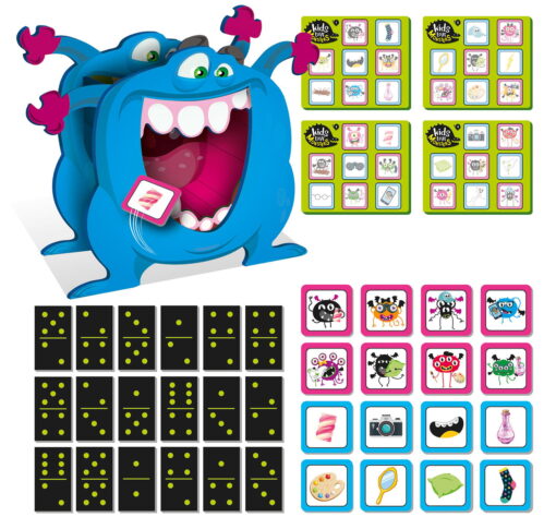 Joc de logica 3 in 1 - Monstruletii veseli, LISCIANI, LEN82735, 8008324087853 - imagine 2