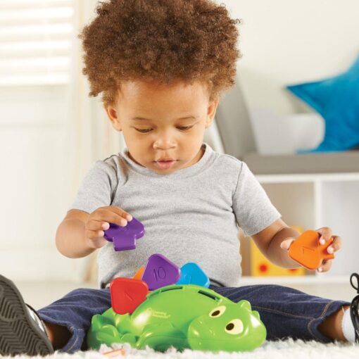Joc de potrivire - Dinozaurul Steggy, Learning Resources, LER9091, 765023090918 - imagine 3