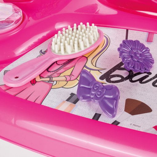 Masuta de toaleta cu scaun - Barbie, DOLU, B1609, 8690089016096 - imagine 4