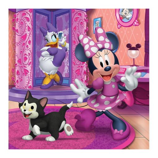 Puzzle 3 in 1 - O zi cu Minnie (55 piese), Dino, 335226, 8590878335226 - imagine 3