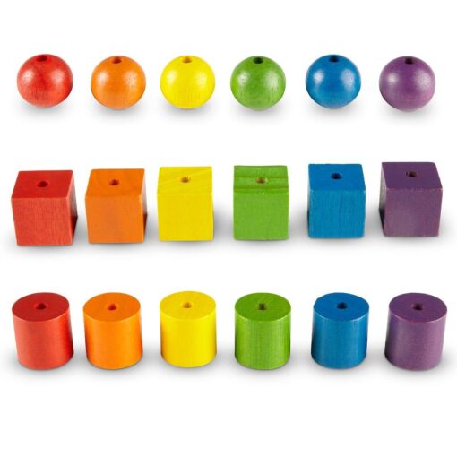 Set de margele si carduri, Learning Resources, LER0139, 765023000801 - imagine 2