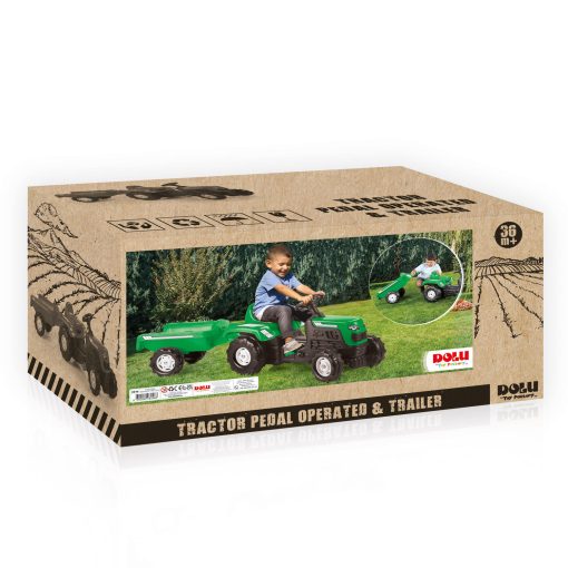 Primul meu tractor cu remorca (verde), DOLU, D8246, 8690089082466 - imagine 2