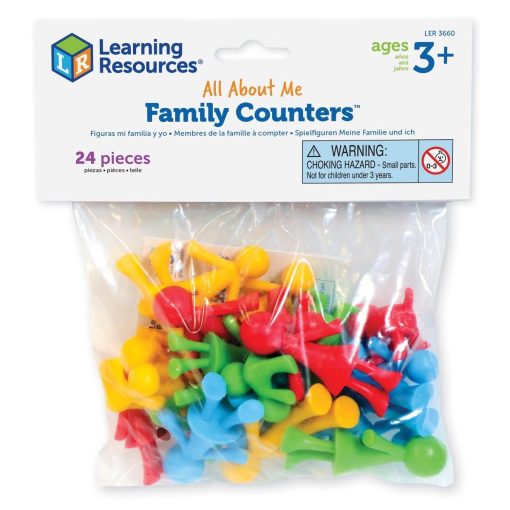 Set pentru sortat si numarat - Familia mea, Learning Resources, LER3660, 765023836608 - imagine 2