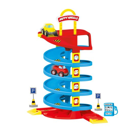 Joc de constructie - Circuit masinute (38 piese), DOLU, D5153, 8690089051530