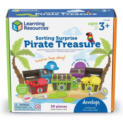Joc de sortare - Comoara piratilor, Learning Resources, LER6808, 765023068085