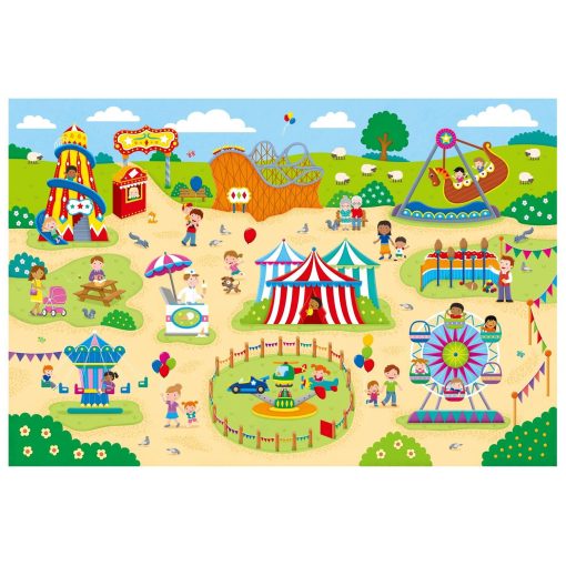 Puzzle Podea: Parcul de distractii (30 piese), Galt, 1005095, 5011979584830 - imagine 4