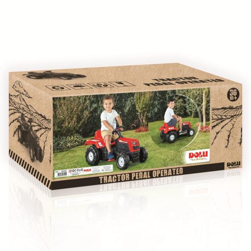 Primul meu tractor cu pedale, DOLU, D8145, 8690089081452 - imagine 2