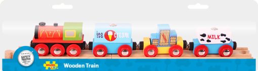 Primul meu trenulet de marfa, BIGJIGS Toys, BJT181, 691621091814 - imagine 3