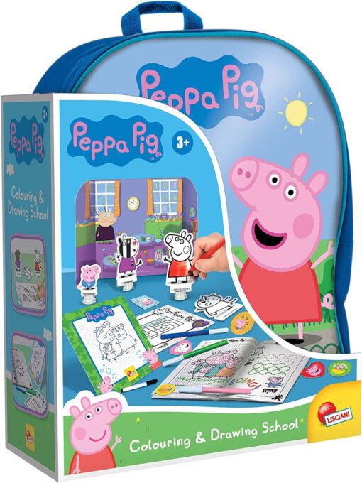Kit creatie cu ghiozdanel - Peppa Pig, LISCIANI, L95841, 8008324095841