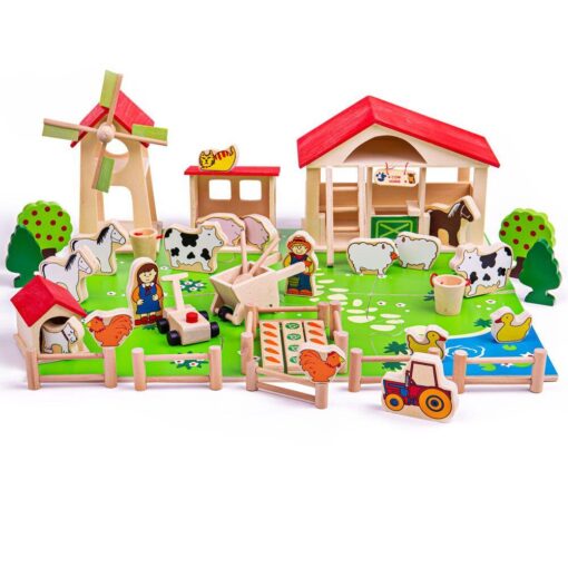Joc de rol - Ferma vesela, BIGJIGS Toys, BJ415, 691621034156