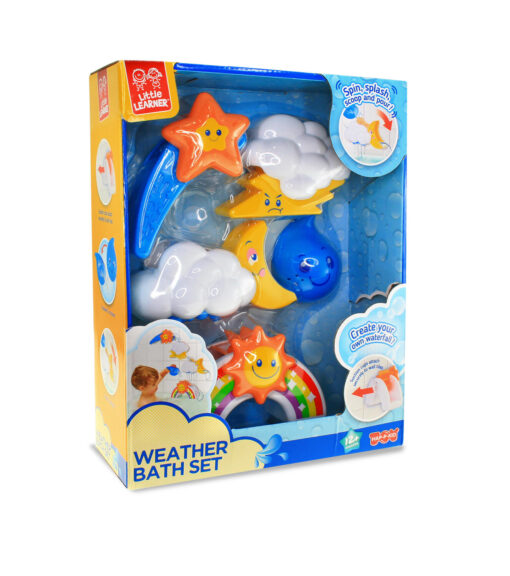 Jucarie pentru baie - Vremea, Little Learner, 4338, 672552433805